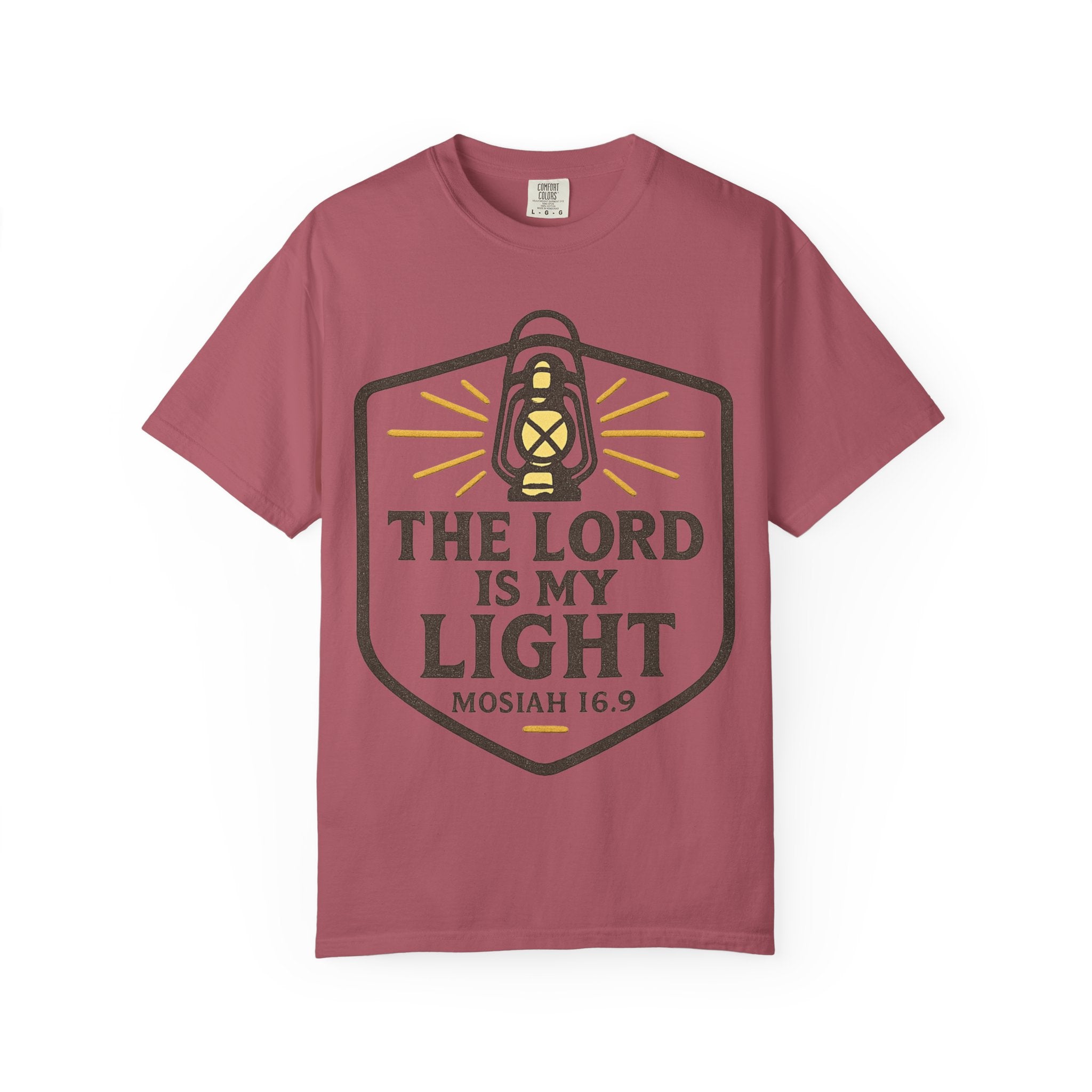 "The Lord is My Light" Unisex Garment-Dyed T-shirt
