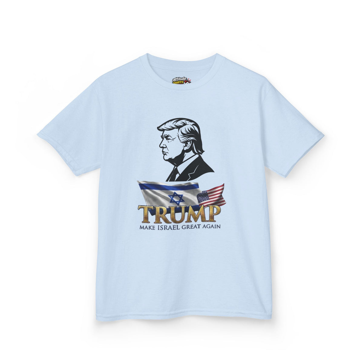 Color: Light Blue | Make Israel Great Again Kids Tee