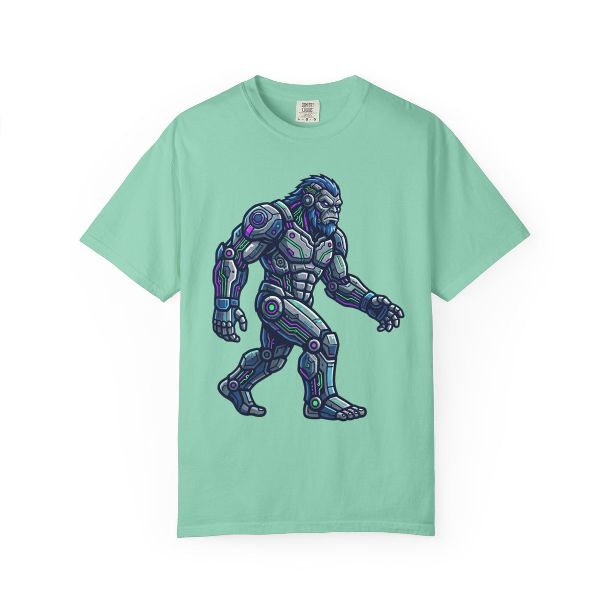 Color: Island Reef | Cyber Bigfoot Unisex Garment-Dyed Tee
