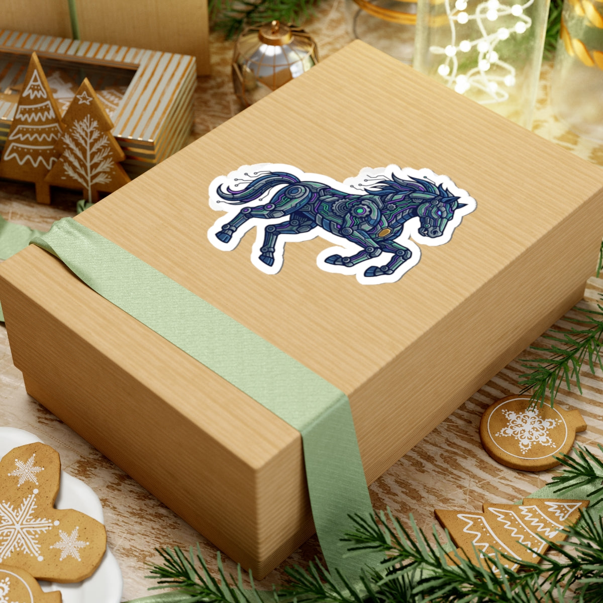 "Cyber Mustang" Sticker — Main