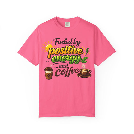 "The High-Voltage Morning Routine" Unisex Garment-Dyed T-shirt