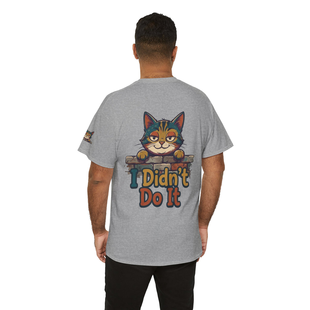 Color: Sport Grey | I Didn't Do It Premium Graphic Tee