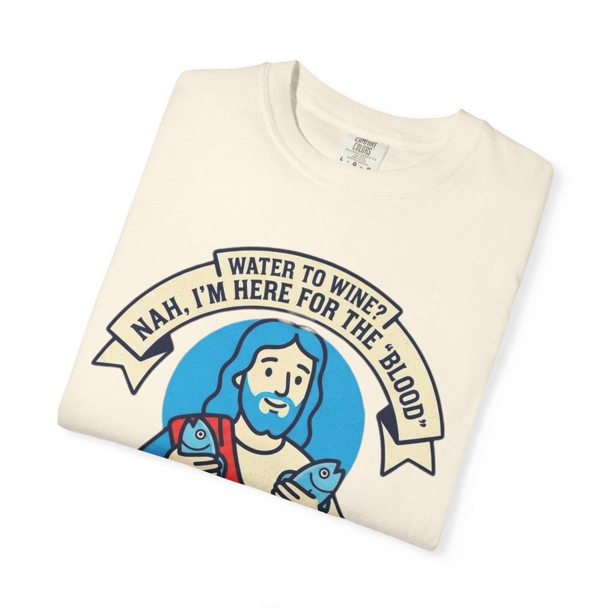 "Good Book Series Not Dead Awkward In Bed" Unisex Garment-Dyed Tee
