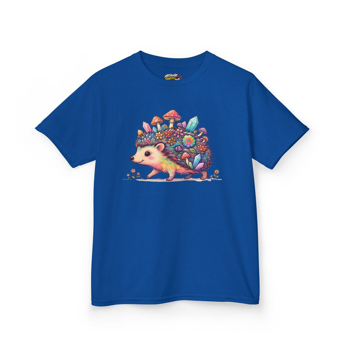 Color: Royal | Hippy Hedgehog Kids Tee