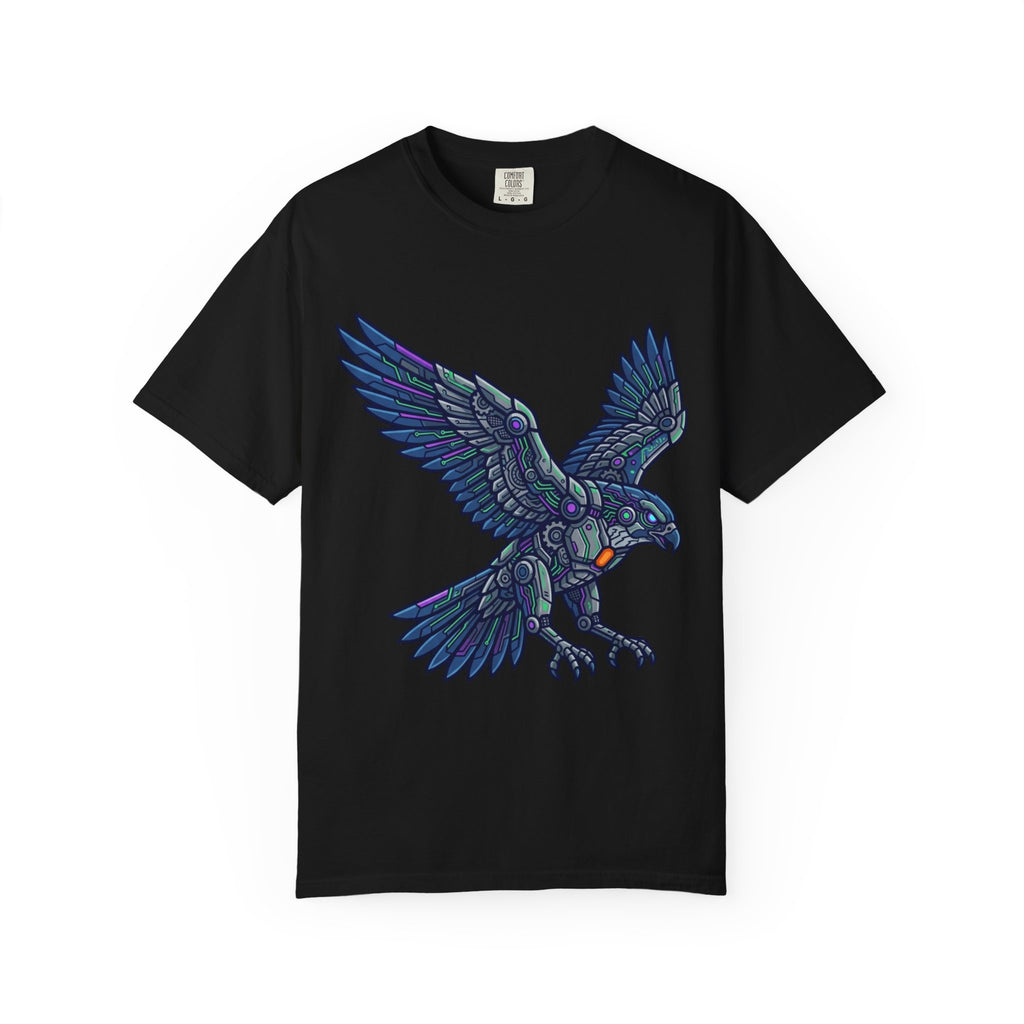 "Cyber Eagle" Unisex Garment-Dyed Tee