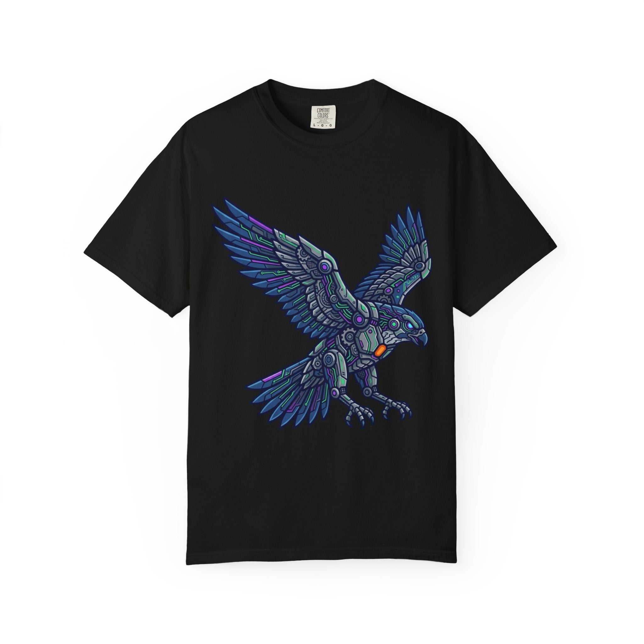 "Cyber Eagle" Unisex Garment-Dyed Tee