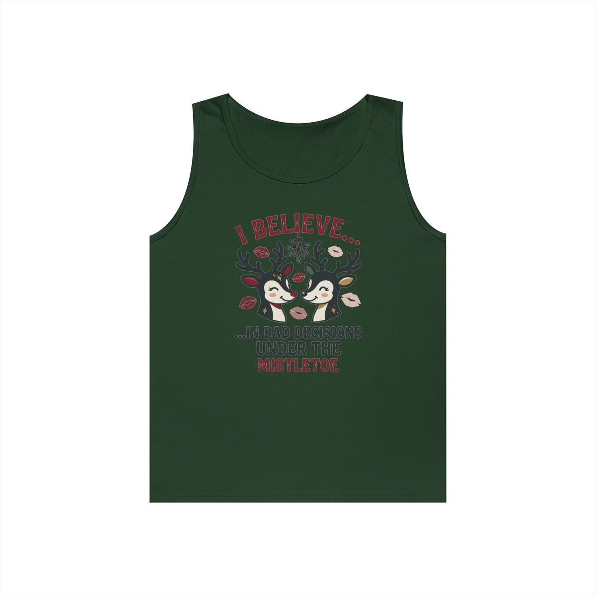 "Bad Decisions Under the Mistletoe" Tank Top