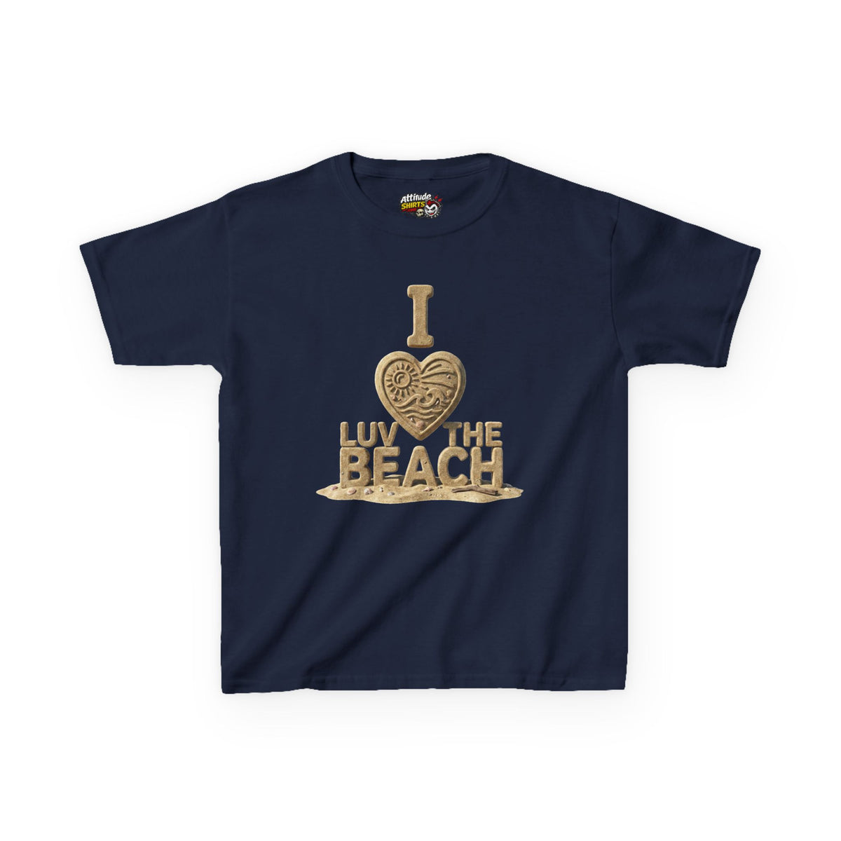 "I Luv The Beach" Kids Tee