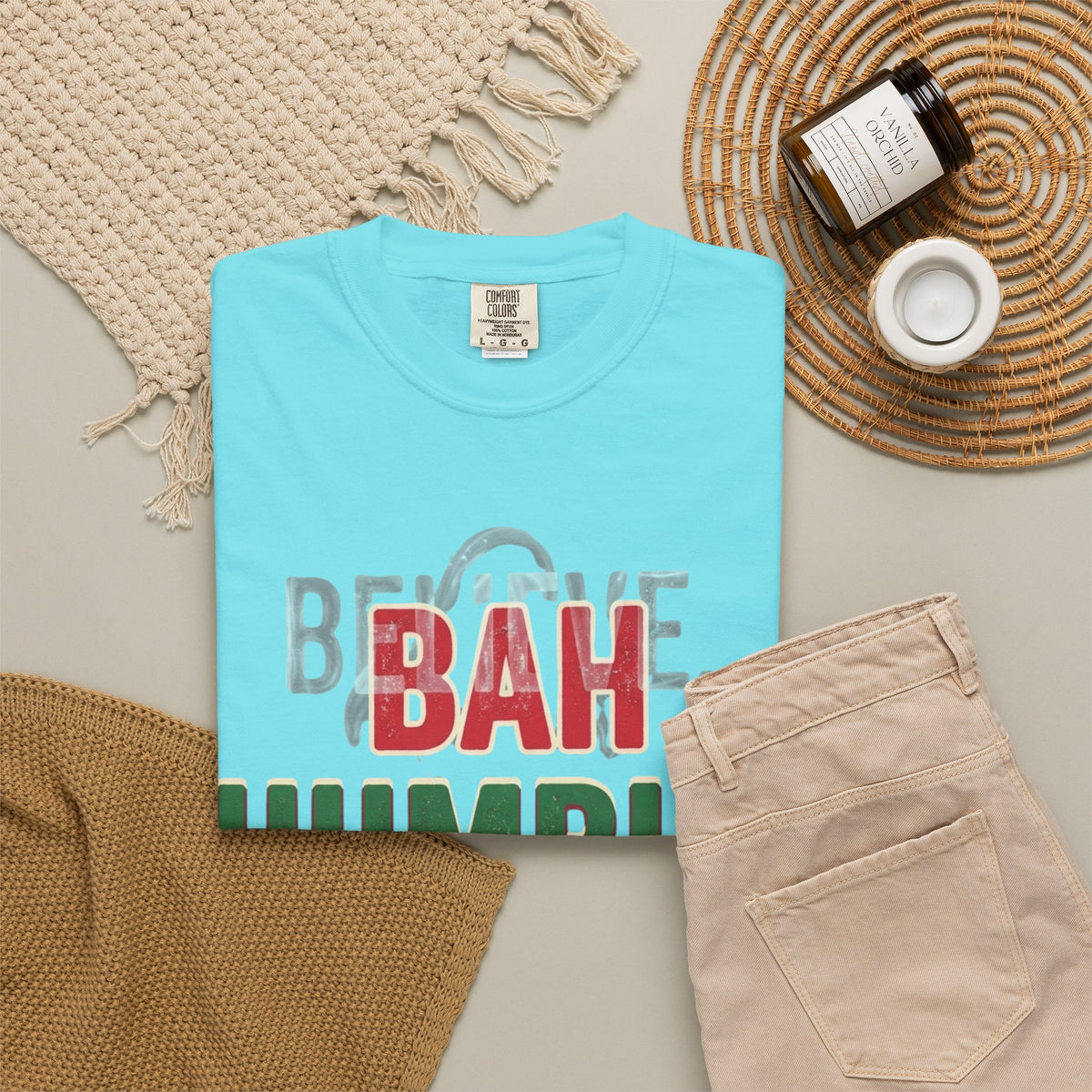 "Bah Humburg" Unisex Garment-Dyed Tee