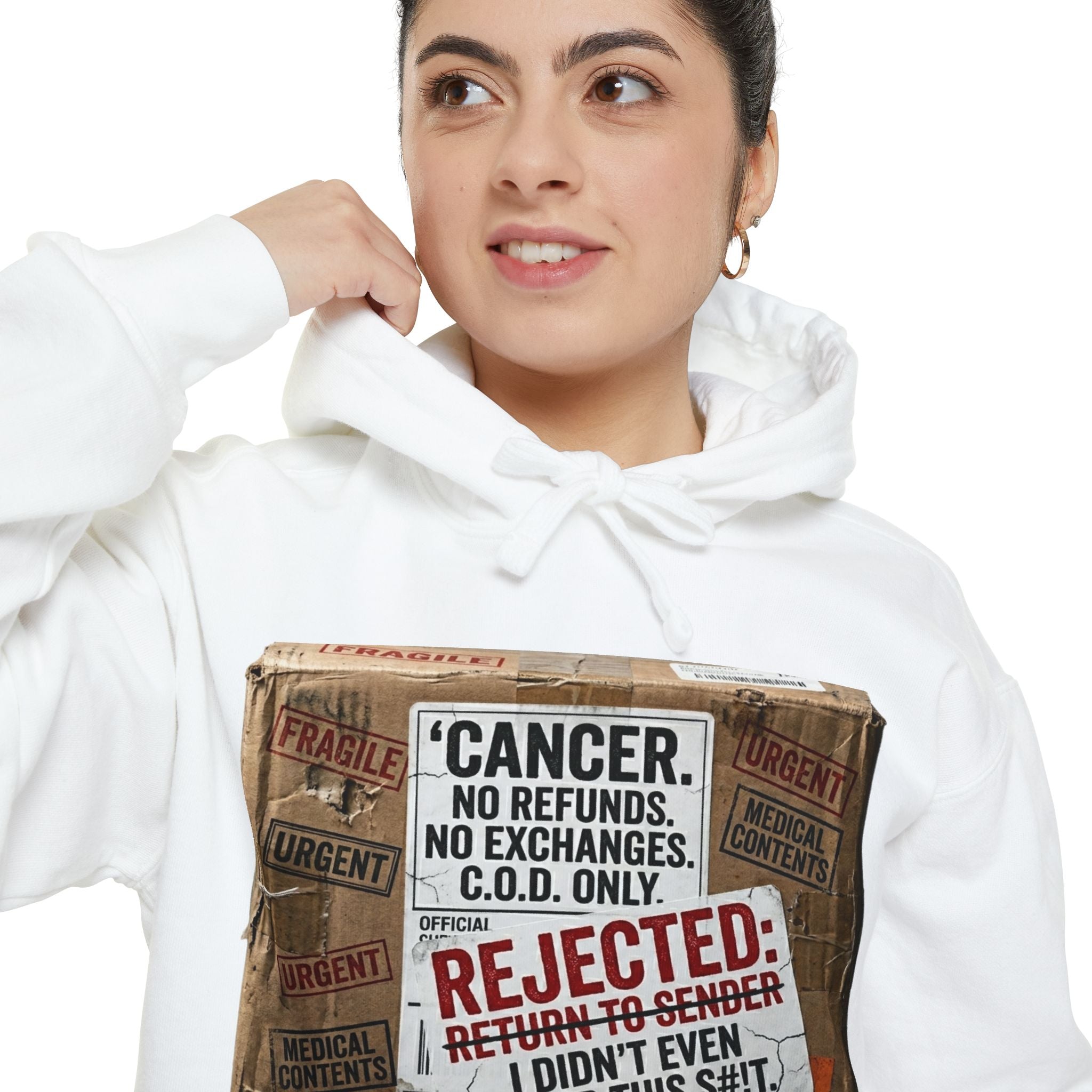 Return to Sender: Cancer Edition | Garment-Dyed Hoodie — AttitudeShirts