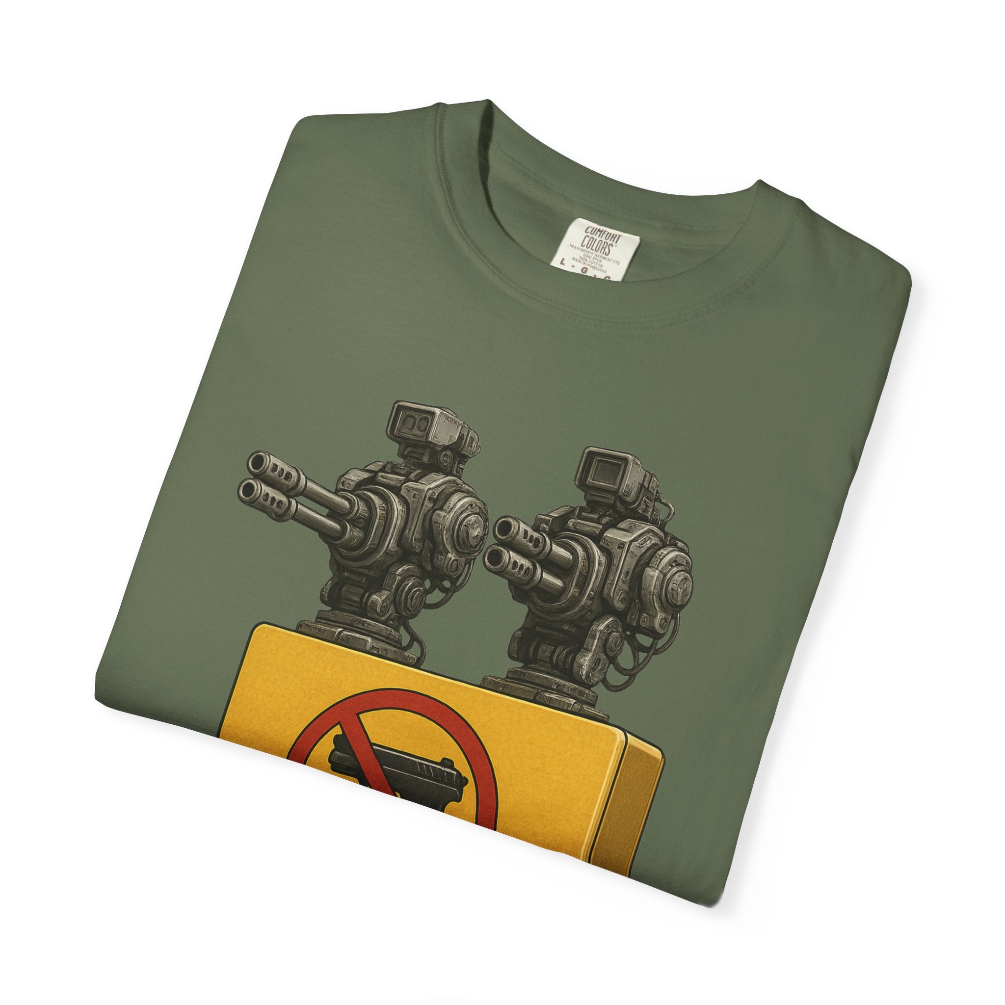 "Gun Free Zone: Unisex Garment-Dyed T-shirt