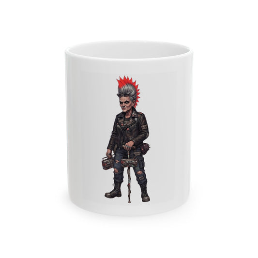 "Roxie" White Ceramic Mug