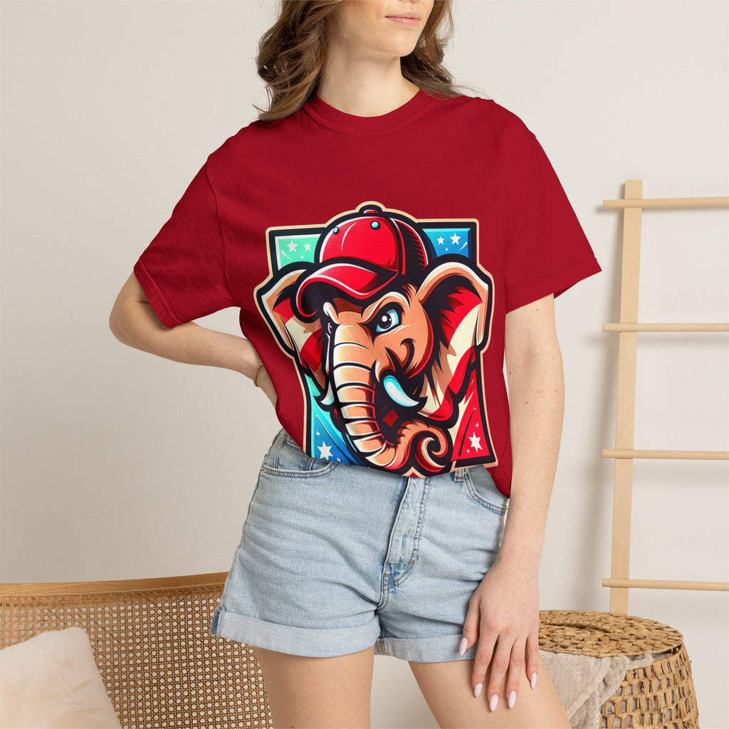 "The Patriot Elephant" Unisex Garment-Dyed T-shirt