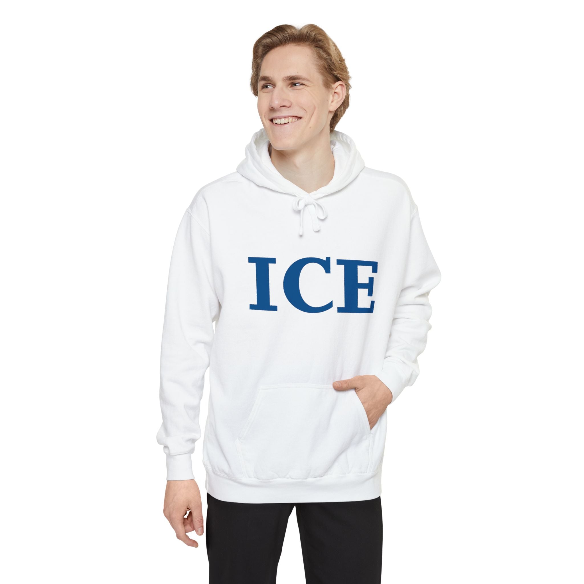 Cold As ICE | Garment-Dyed Hoodie — AttitudeShirts