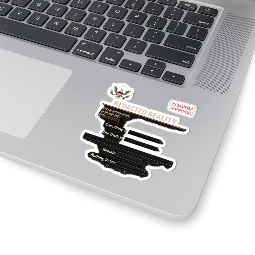 Unfiltered & Unapologetic | Kiss-Cut Sticker — AttitudeShirts