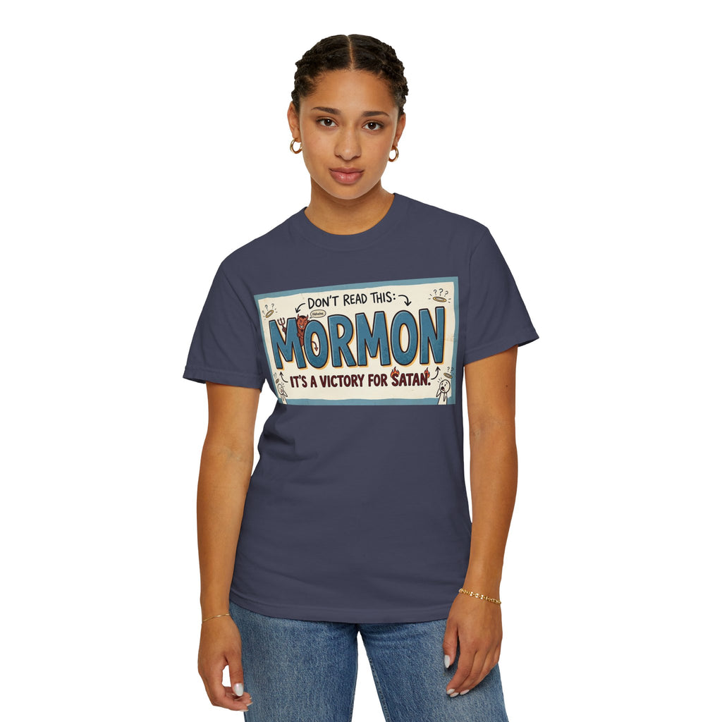 "Victory for Satan T-Shirt" Unisex Garment-Dyed T-shirt