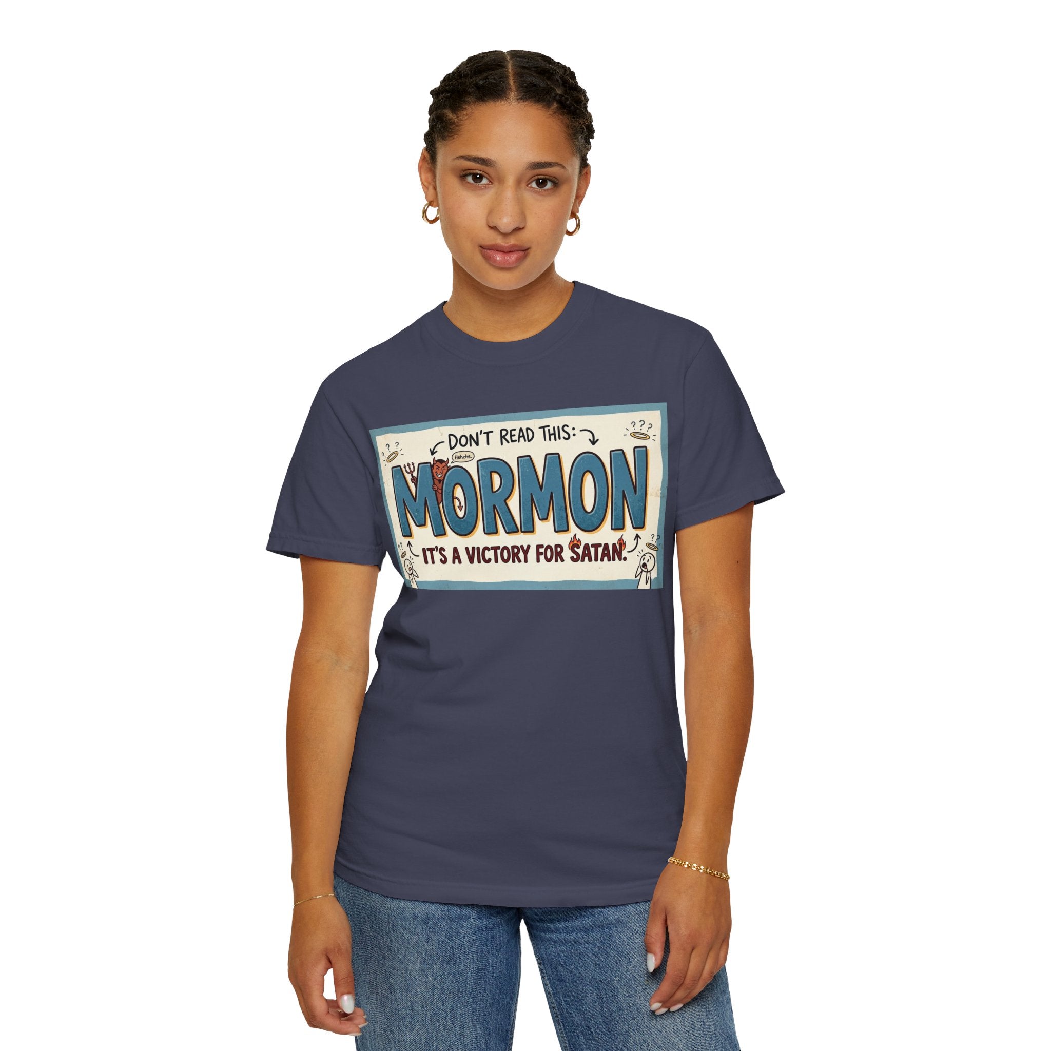 "Victory for Satan T-Shirt" Unisex Garment-Dyed T-shirt