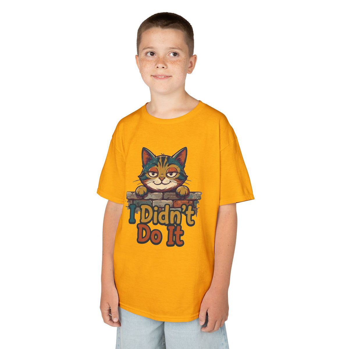 Color: Gold | I Didn't Do It Kids Tee