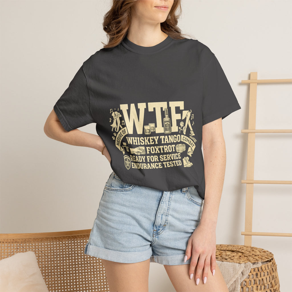 WTF Nature of Combat | Garment-Dyed Tee — AttitudeShirts