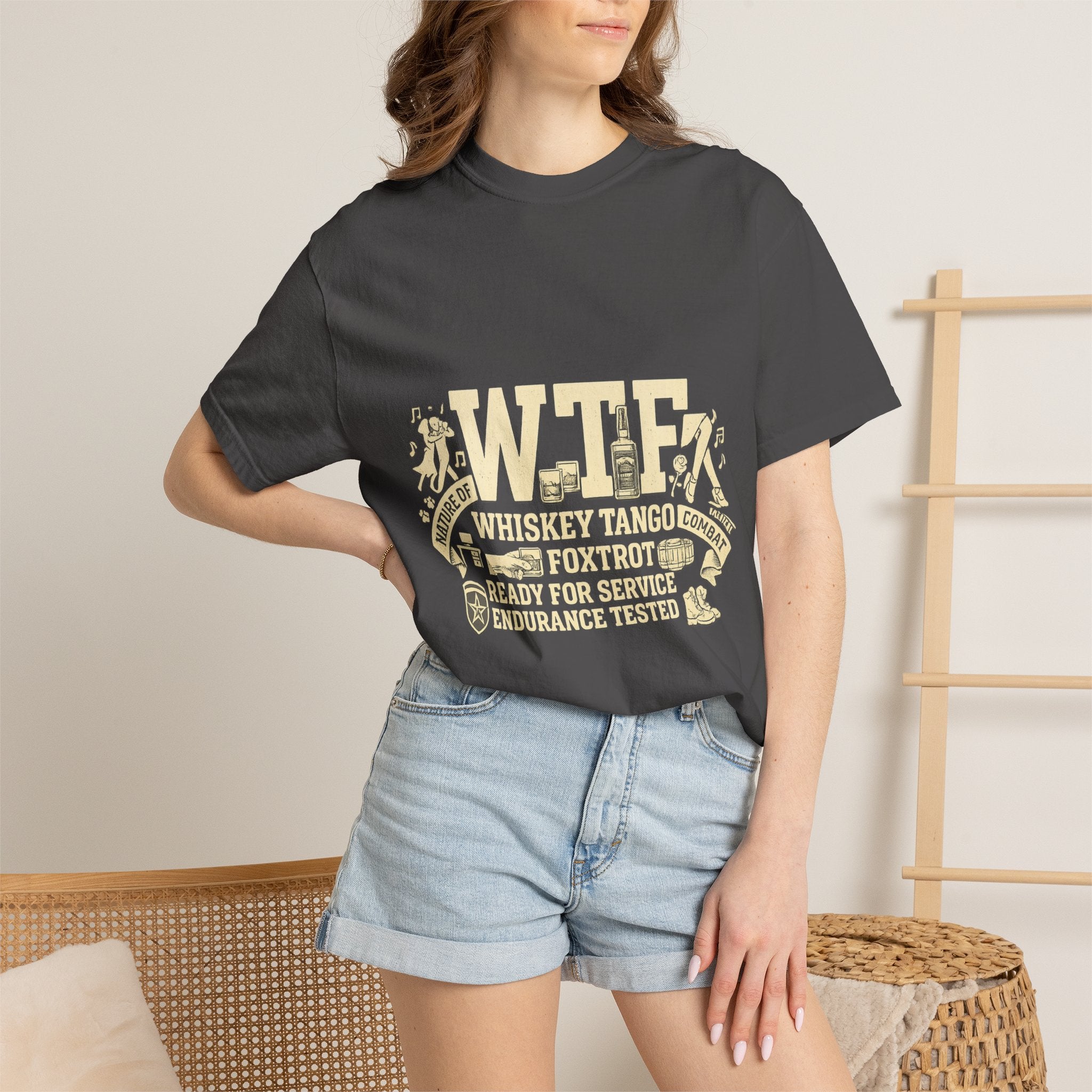 WTF Nature of Combat | Garment-Dyed Tee — AttitudeShirts