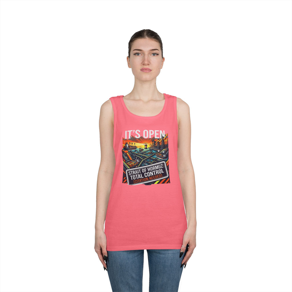 "Straight Of Hormuz is Open" Tank Top