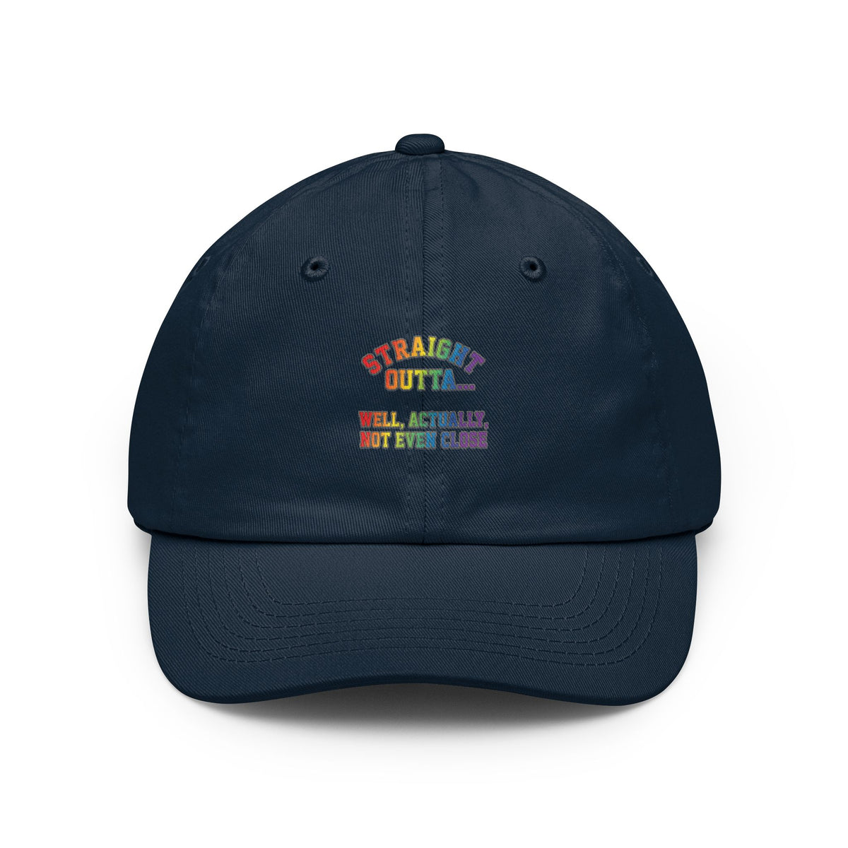 Color: Navy | Straight Outta Not Even Dad Hat
