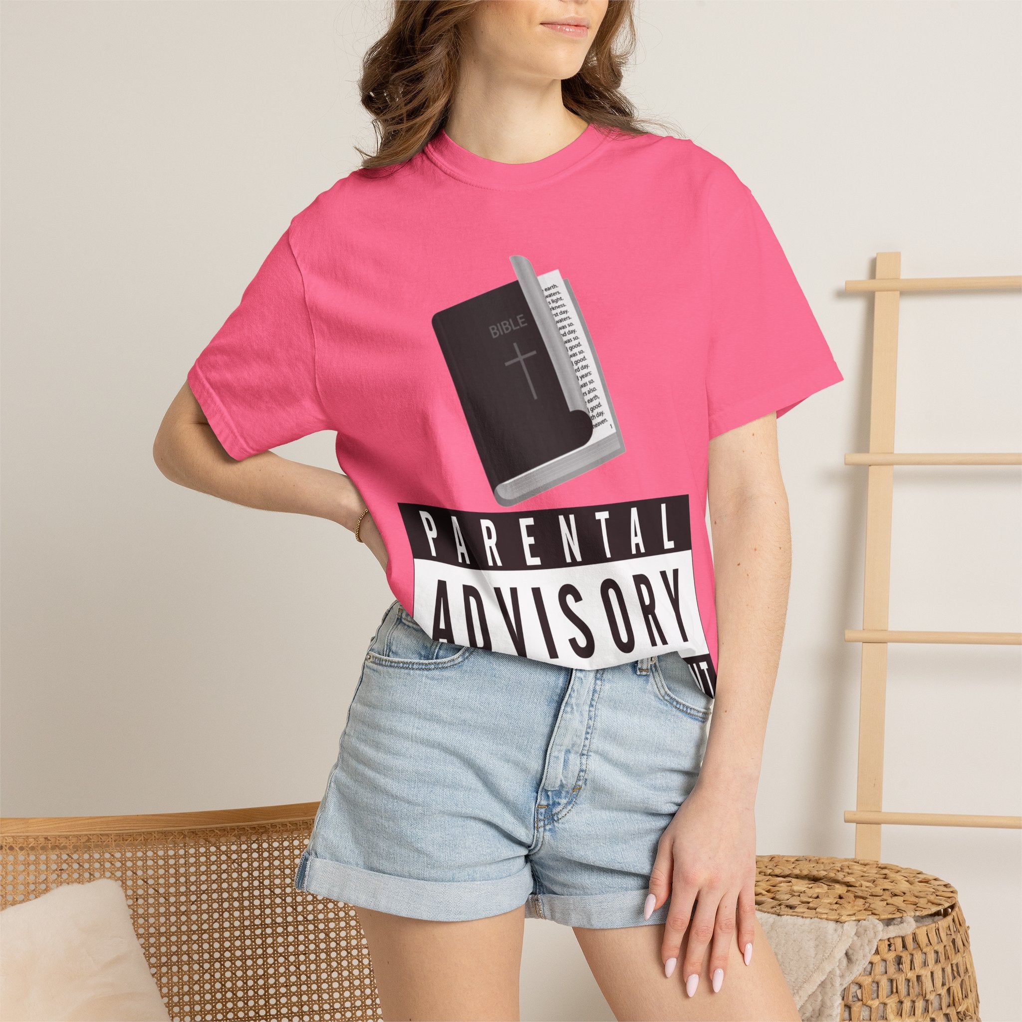 "Rated R for Religious" Unisex Garment-Dyed T-shirt