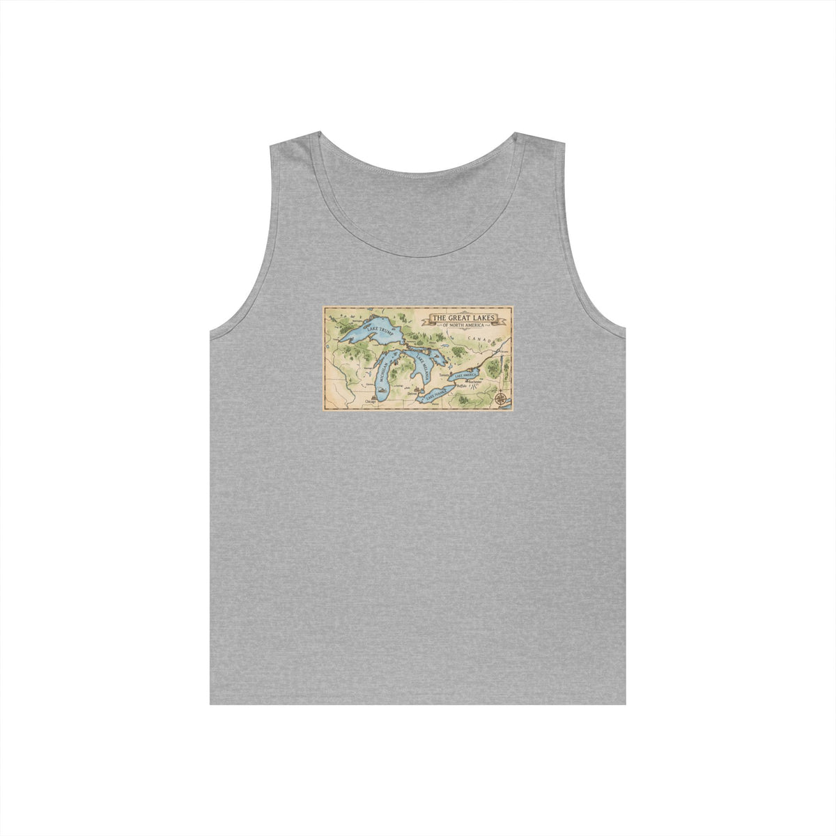Color: Sport Grey | 51st State Great Lakes Tank Top