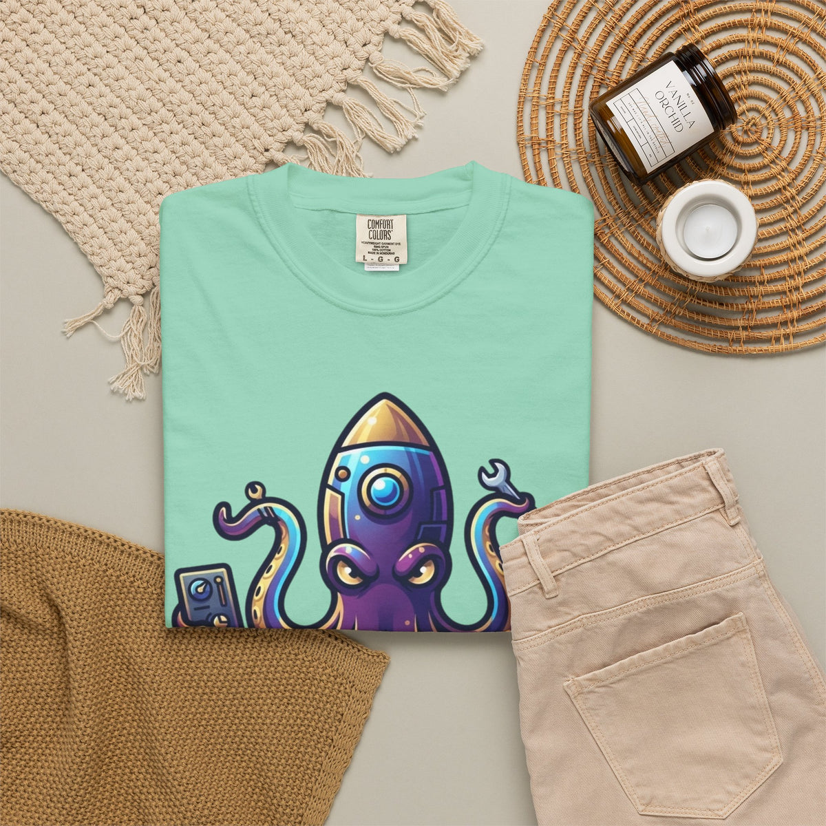 "Octo Credible" Unisex Garment-Dyed Tee
