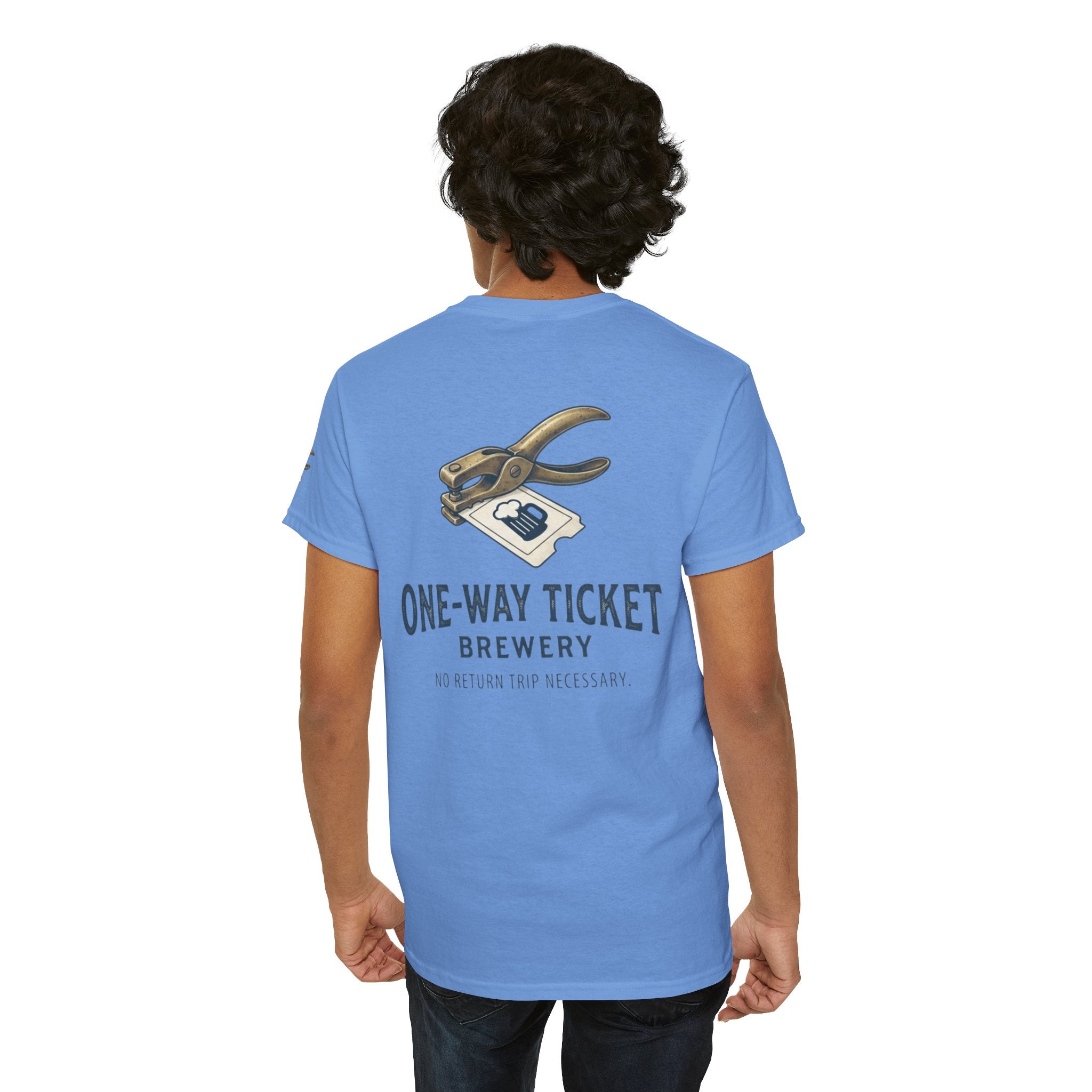 "One-Way Ticket Brewery" Premium Graphic Tee