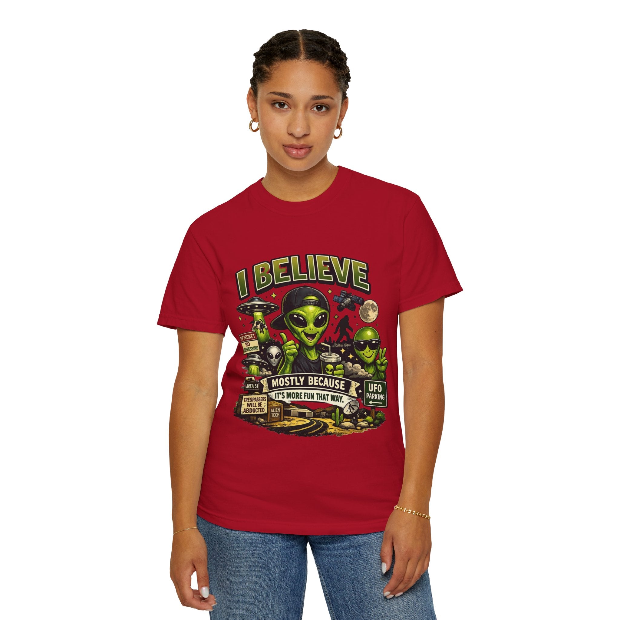 "I Believe" Unisex Garment-Dyed Tee