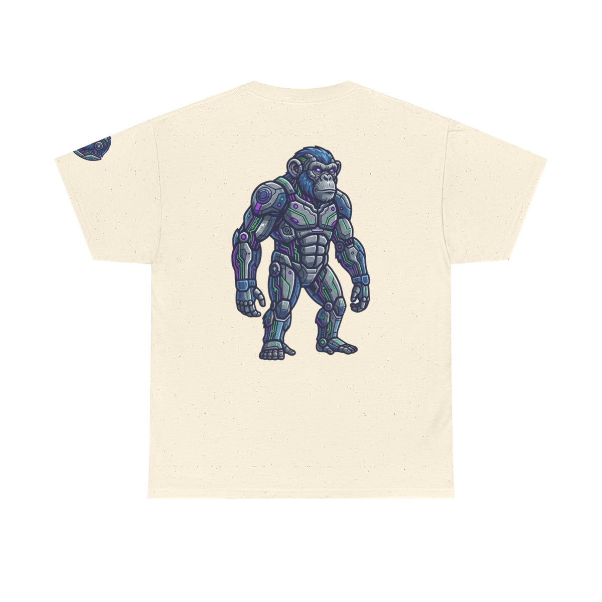 Color: Natural | Cyber Chimp Premium Graphic Tee