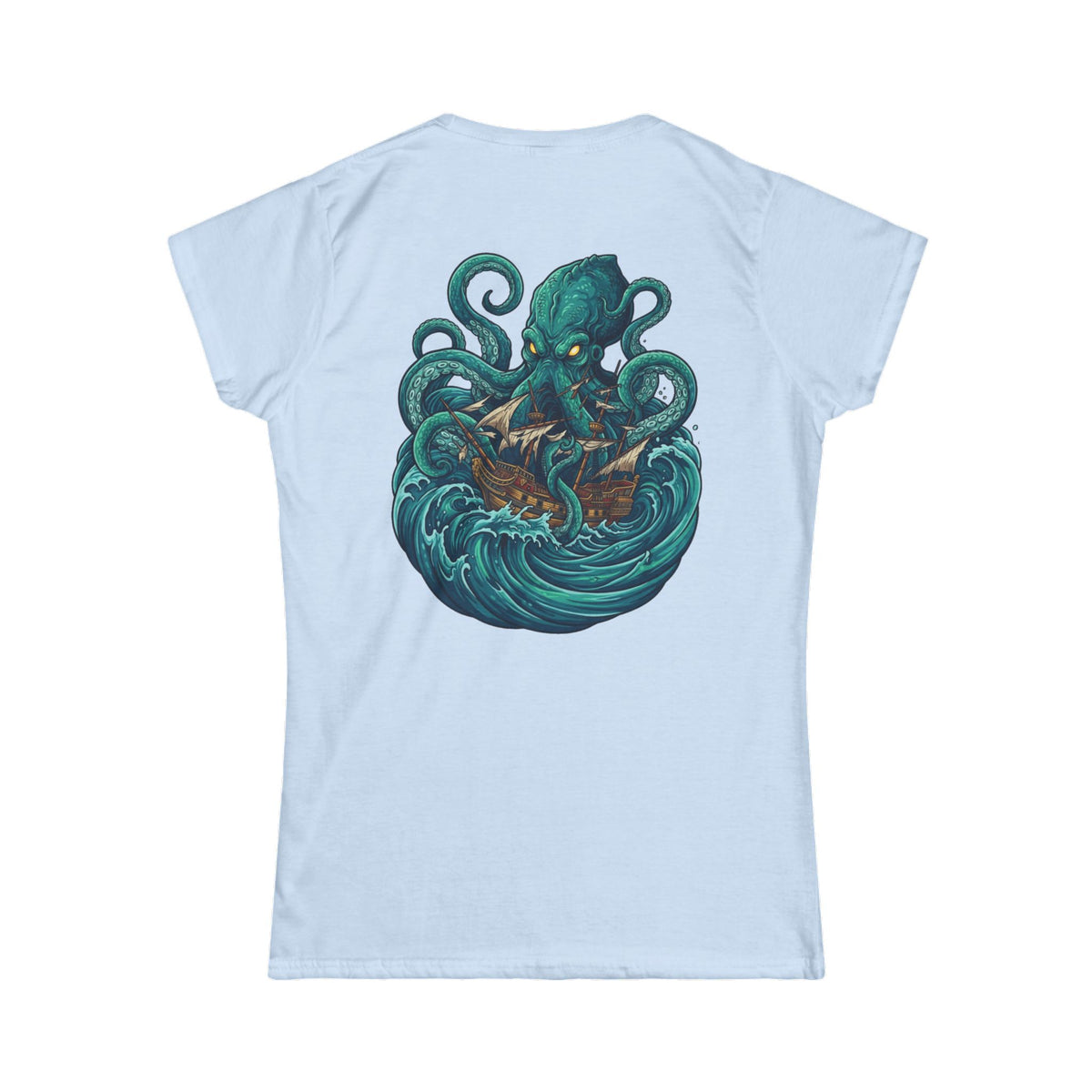 Color: Light Blue | The Kraken (Norse-Global Maritime) Women's Tee
