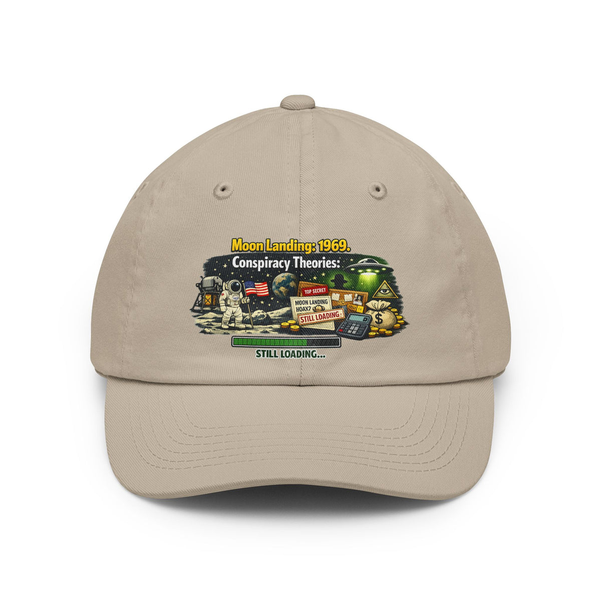 Color: Stone | Moon Conspiracy Dad Hat
