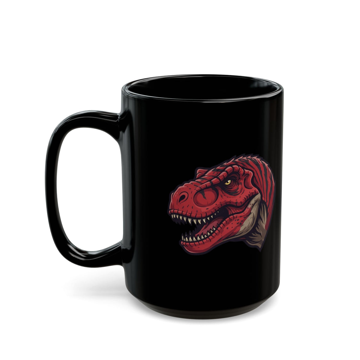 "Kasai Rex (Central Africa)" Black Ceramic Mug — Graphic
