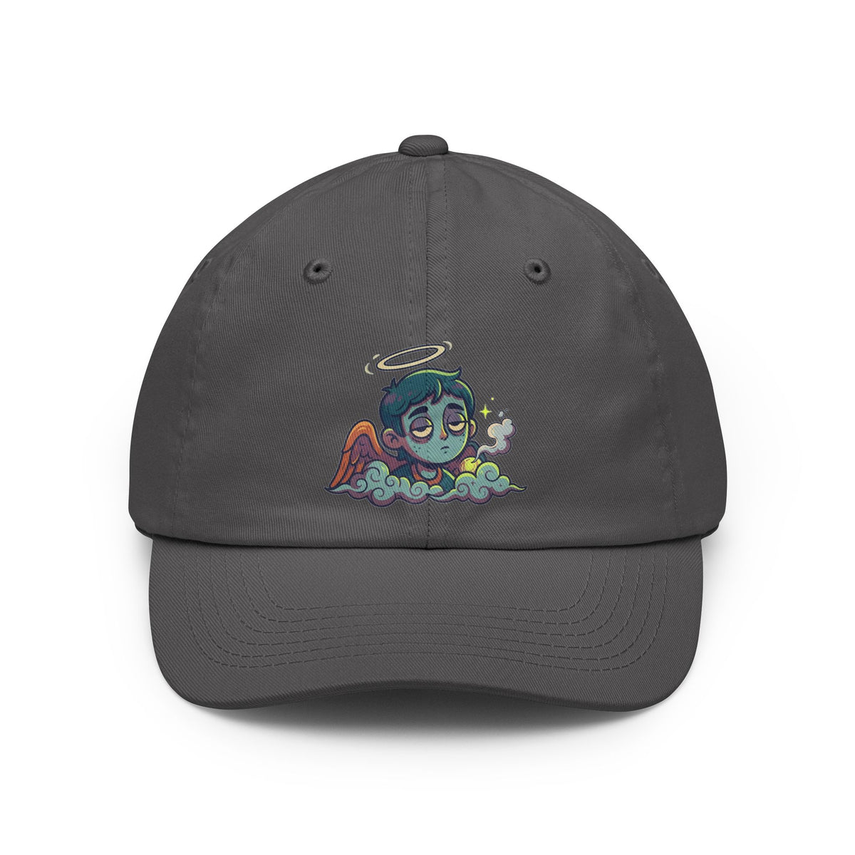 Color: Charcoal | Hark The Herald Angels Dad Hat — Graphic