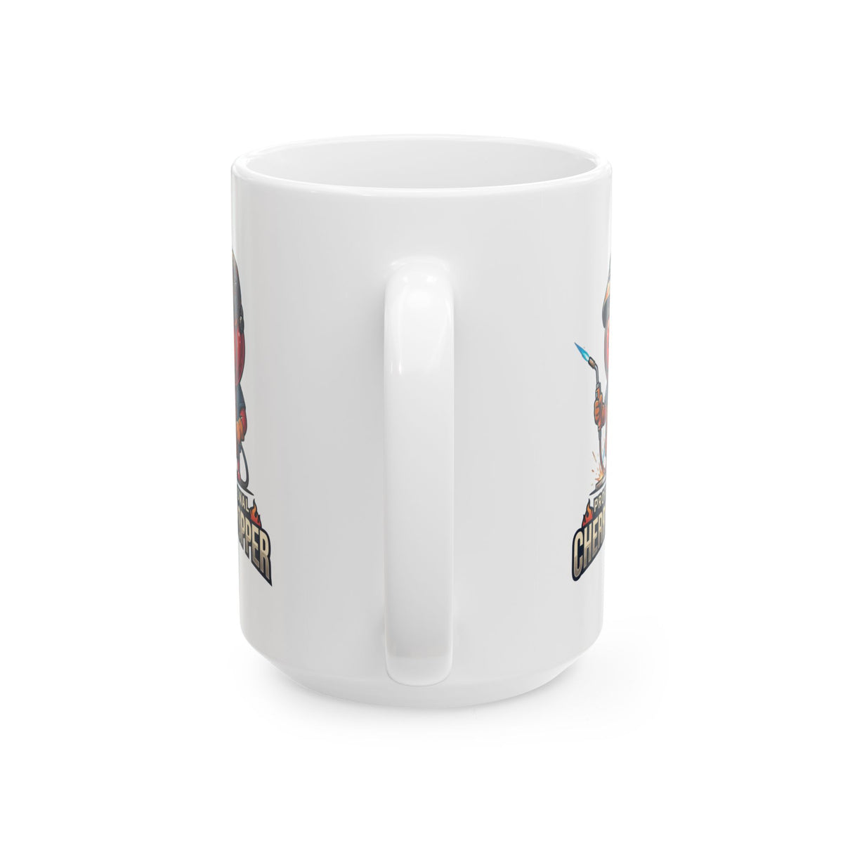 "Professional Cherry Popper" White Ceramic Mug