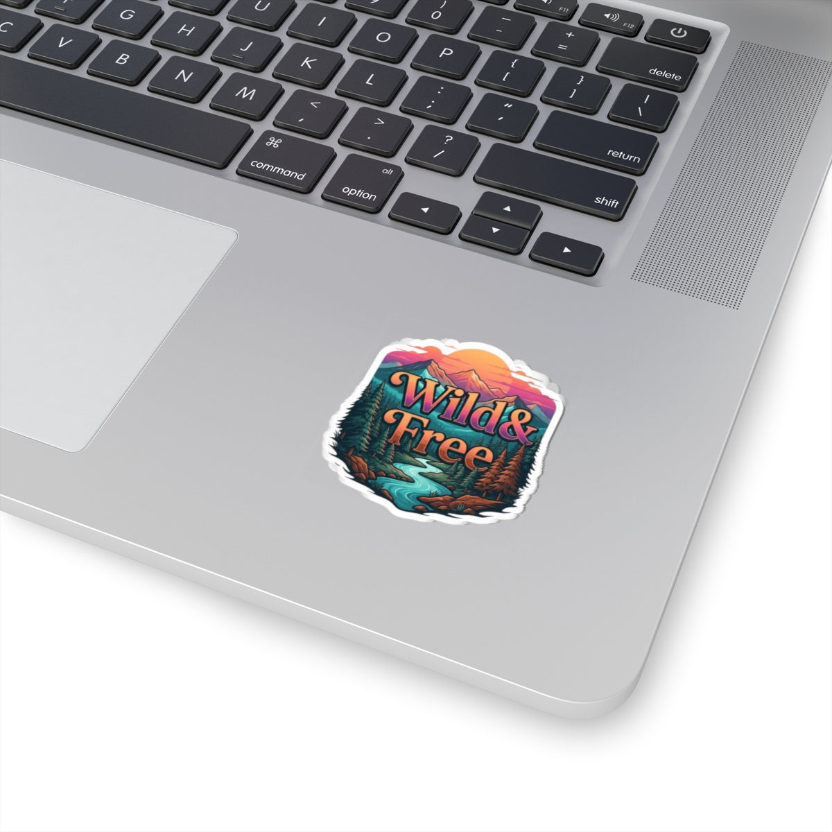 "Wild & Free" Sticker — Main