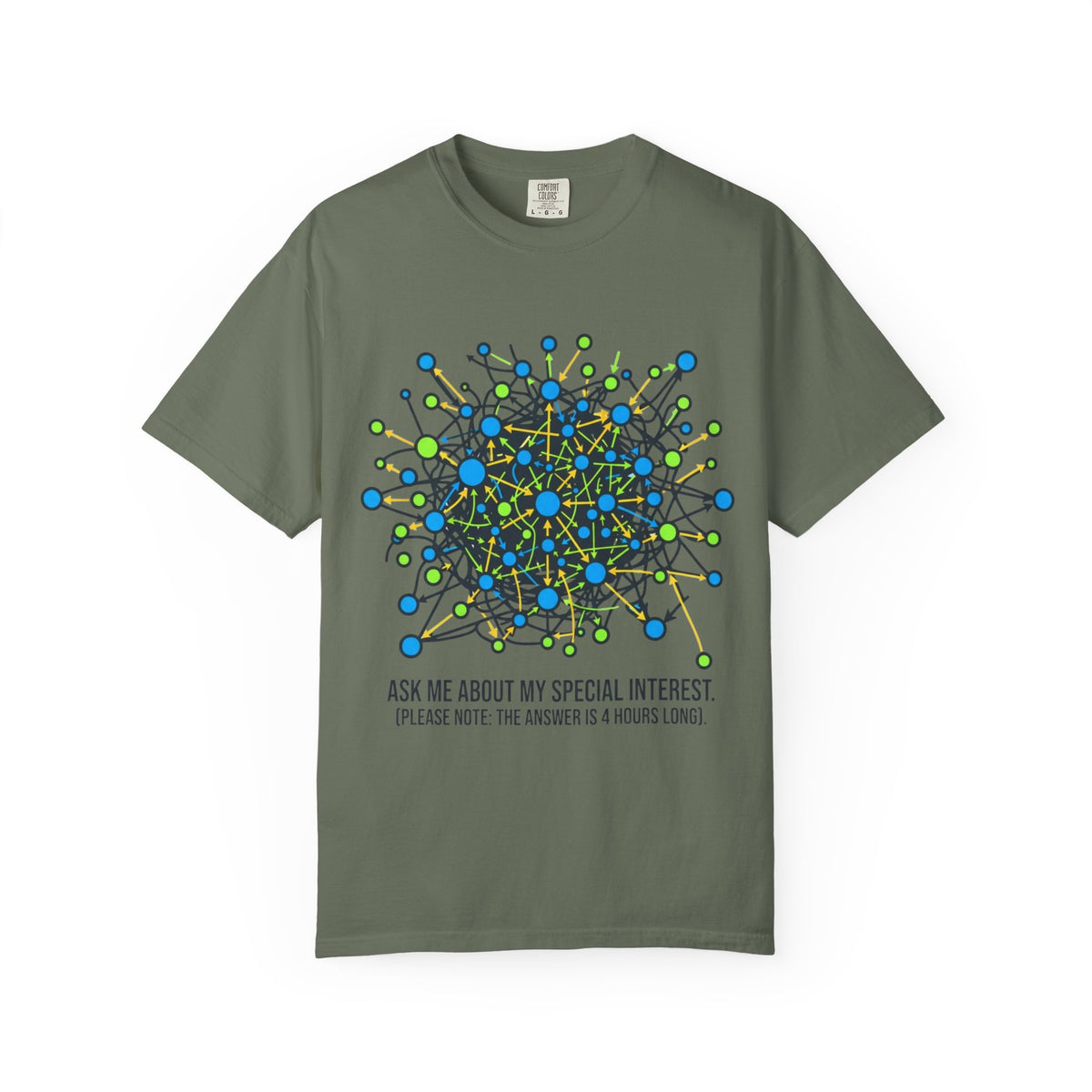 Color: Moss | Special Interest Unisex Garment-Dyed Tee