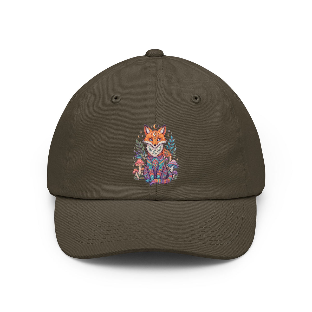 Color: Olive | Hippy Fox Dad Hat