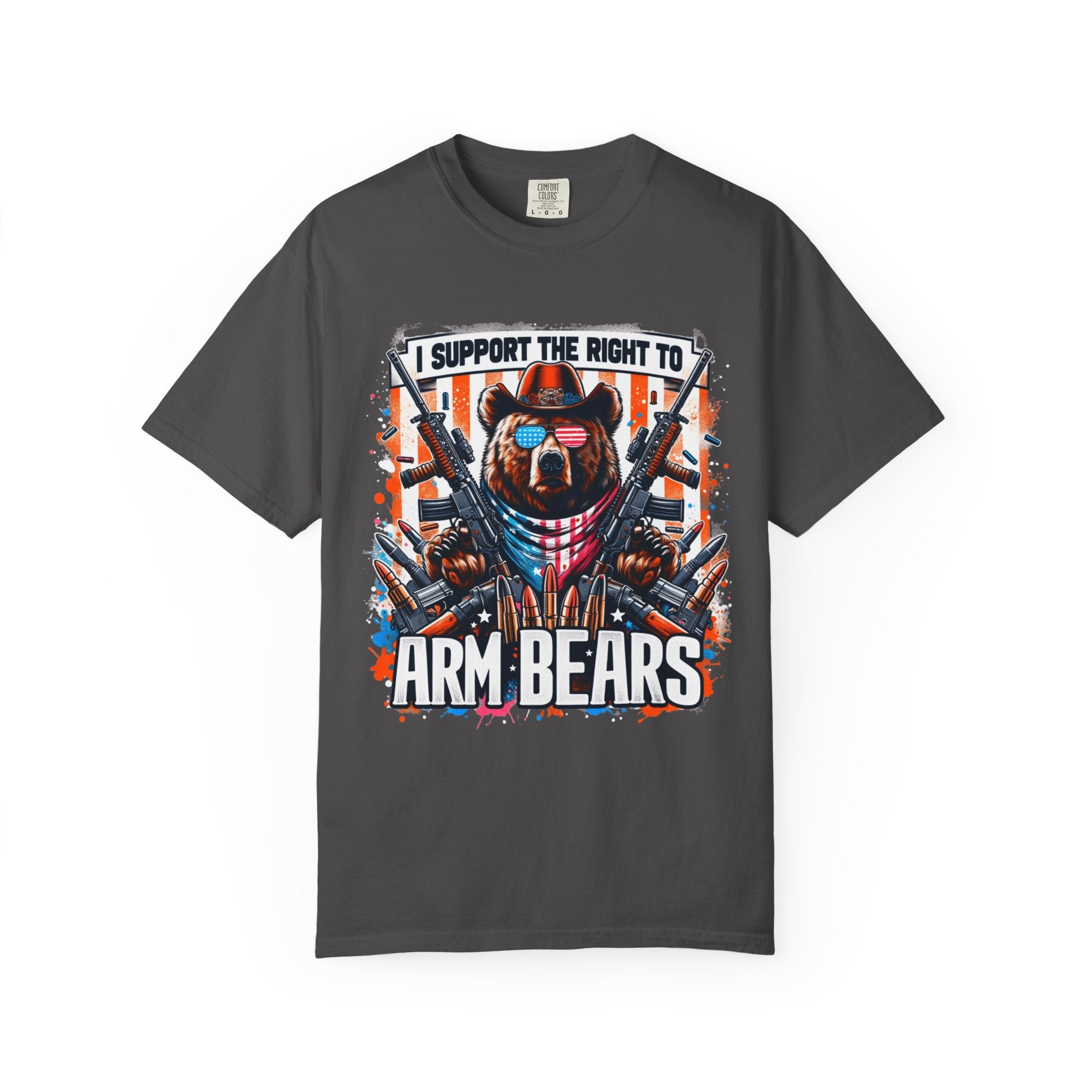"Right to Arm Bears" Unisex Garment-Dyed T-shirt