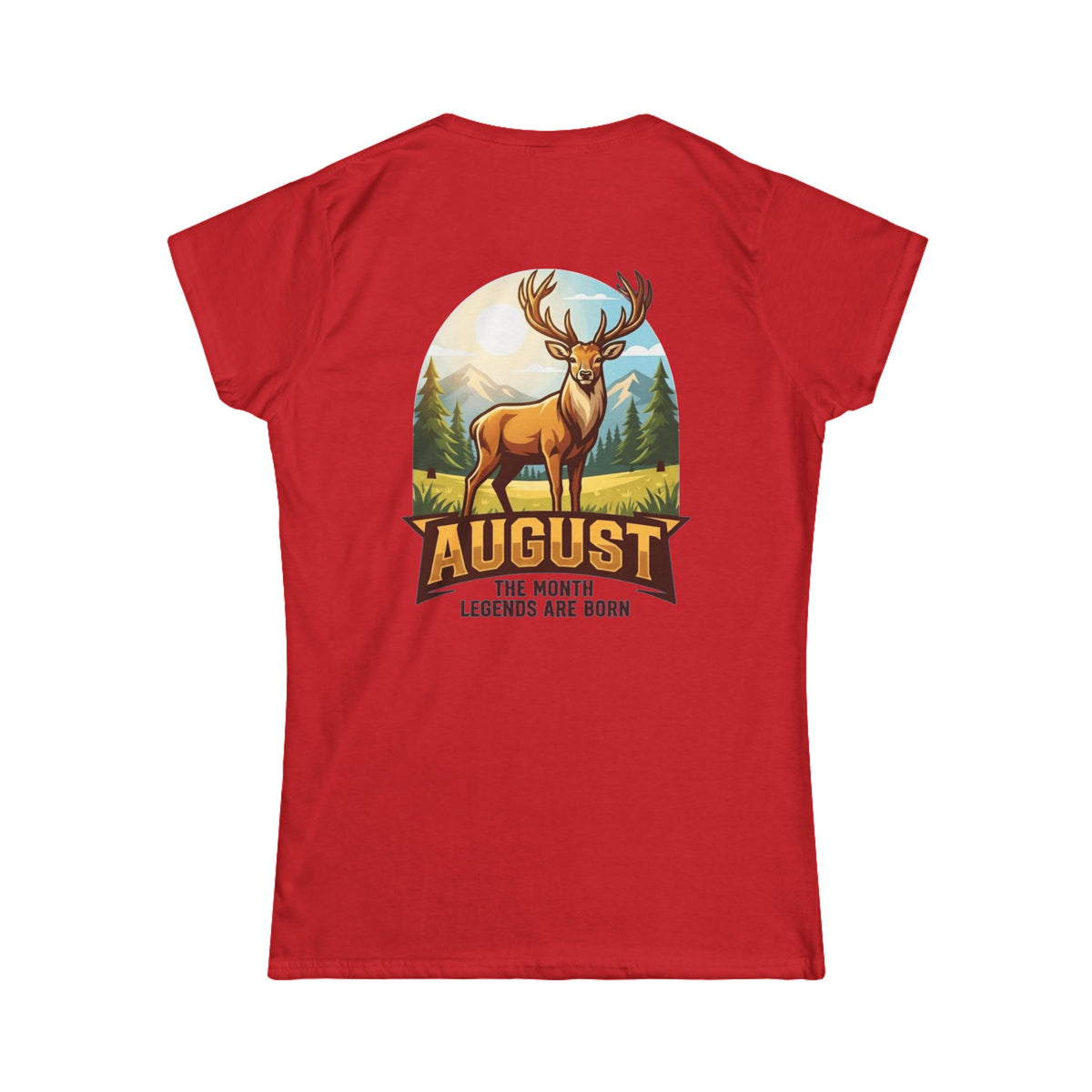 Color: Red | August Legend Women's Tee