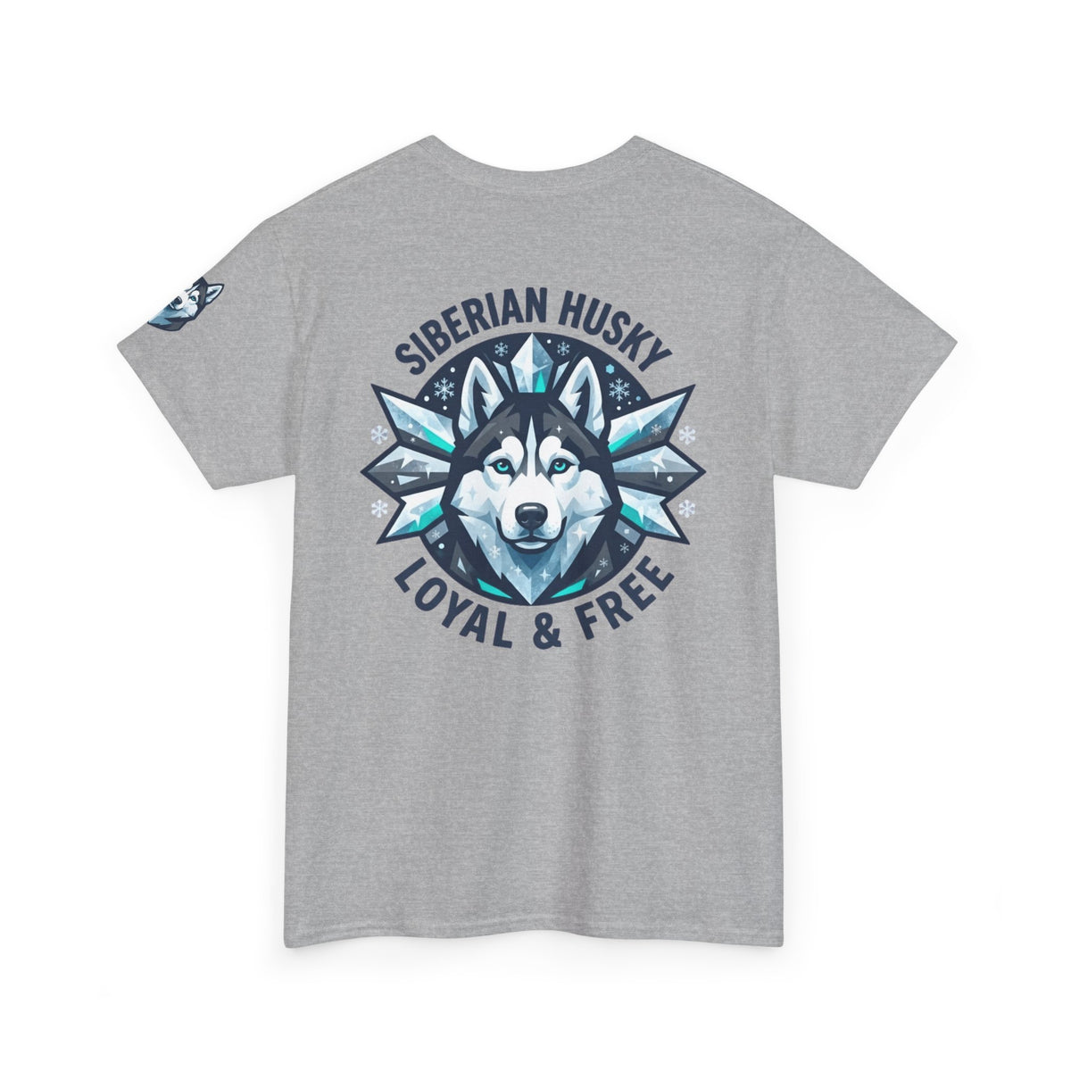 "Siberian Husky Loyal & Free" Premium Graphic Tee