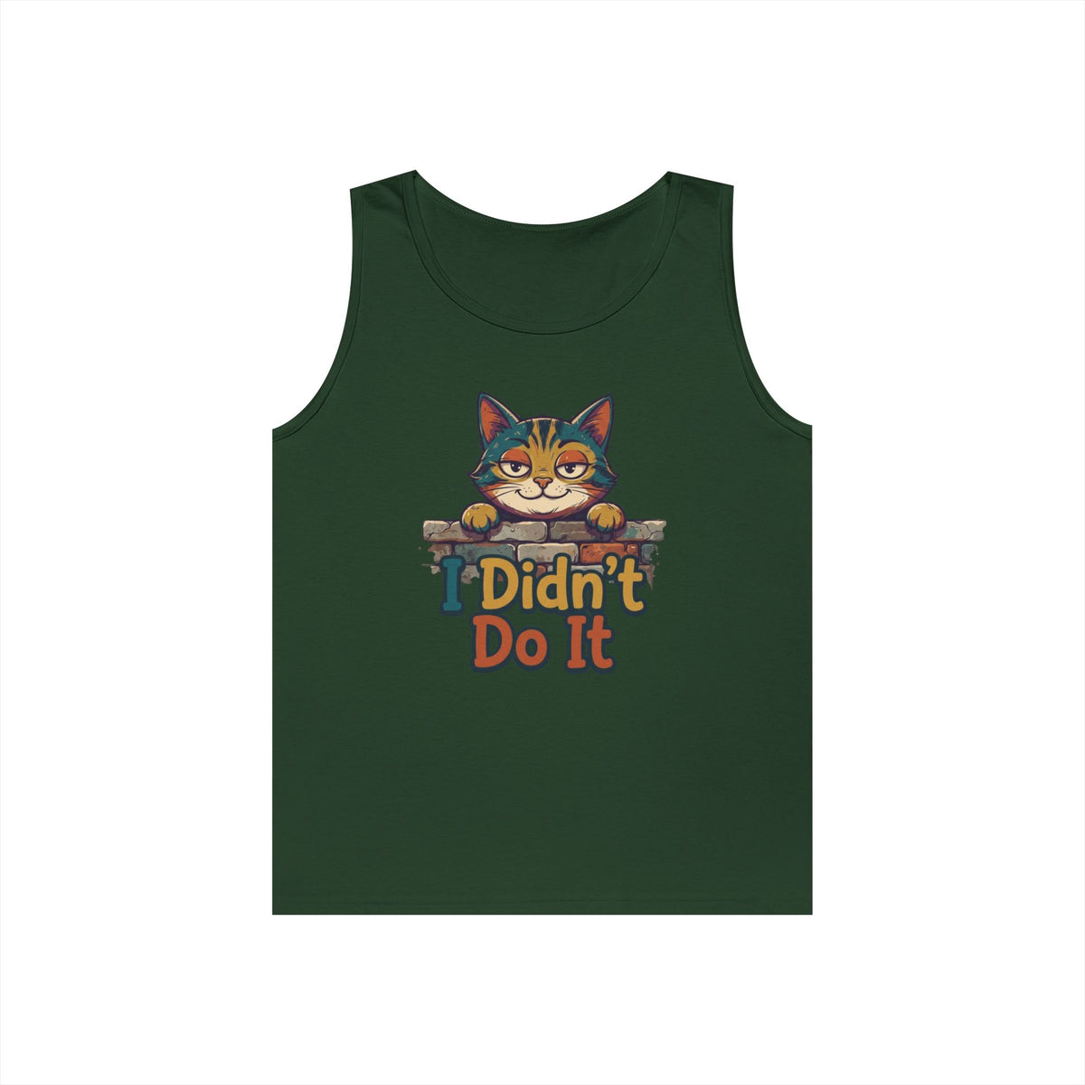 Color: Forest Green | I Didn't Do It Tank Top