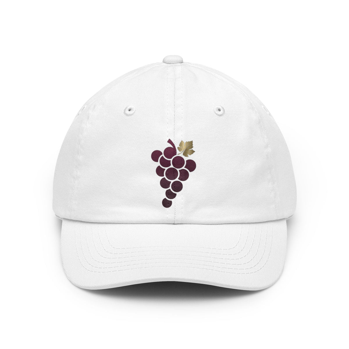 Color: White | Grateful for the Carbernet Dad Hat — Graphic