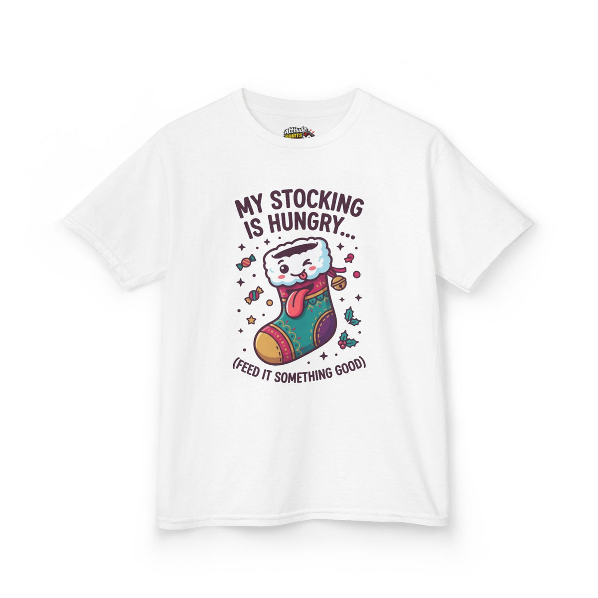 "My Stocking Is Hungry" Kids Tee
