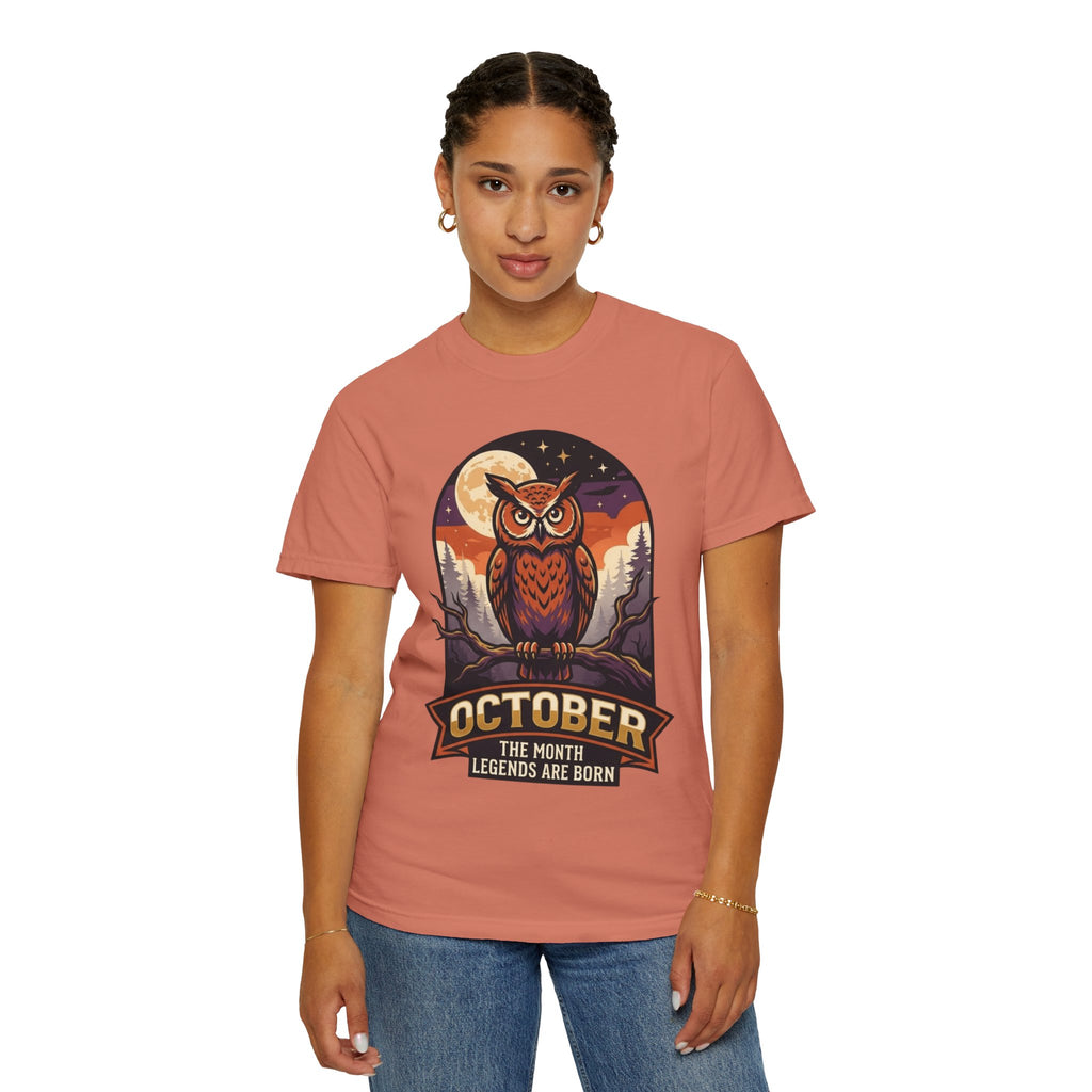 "October Legend" Unisex Garment-Dyed Tee
