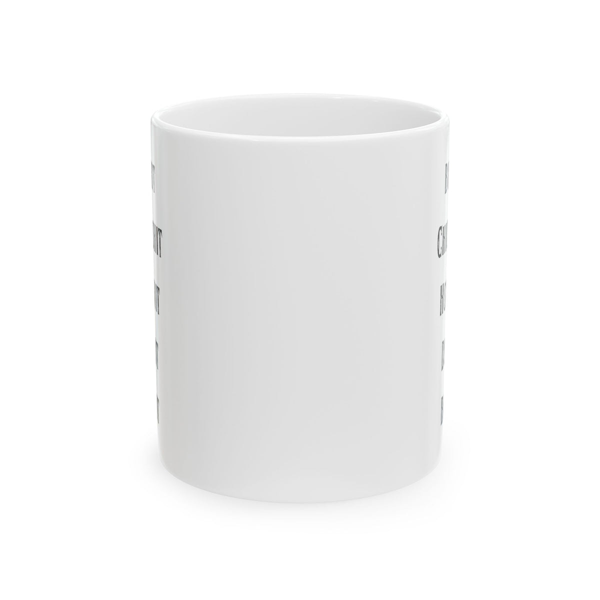 "Types of Shit" White Ceramic Mug — Graphic