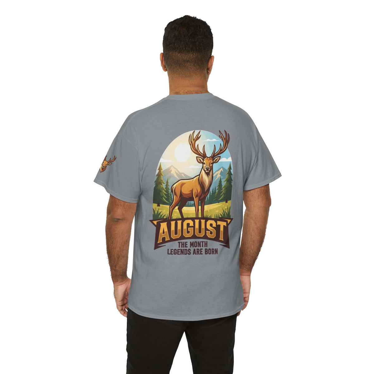 Color: Gravel | August Legend Premium Graphic Tee
