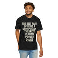 "Conspiracy Theorist" Unisex Garment-Dyed Tee